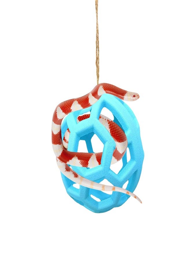 MAGNEECH Slim Snake Ball Python Accessories Reptile Climbing Ball Python Playground Climbing Toys (Blue) - Image 1